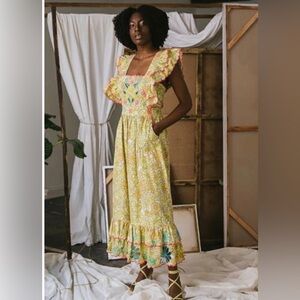 Celia B Madreselva Dress in Yellow